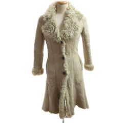 極美品】BURBERRY BLUE LABAL ムートンコート ロング 羊革 - メルカリ