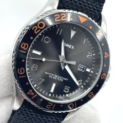 動作未確認　タイメックス TIMEX　KALEIDOSCOPE　カレイドスコープ　クオーツ メンズ T2P031　黒文字盤　ナイロンベルトのサムネイル