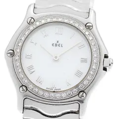 エベル EBEL E9157114 クラシックウェーブ ダイヤベゼル クォーツ レディース 箱・保証書付き_919237【ev10】のサムネイル