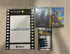 ピクサーハッピーくじ+額付きA4ポスター トイストーリーセット 7点