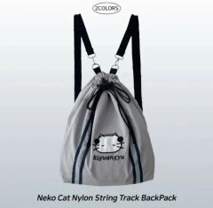 シエル リュック 黒×水色 猫型 - メルカリ