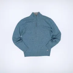 105 ヘンリーコットンズ ハーフジップ ニット 0429Hのサムネイル