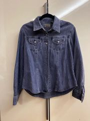 新品】AtLast&Co オンブレチェック ウールシャツ マチ付き 15ハーフ