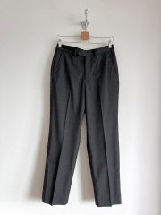 美品】アルマーニコレツォーニ スラックス パンツ 48 L相当 ストライプ