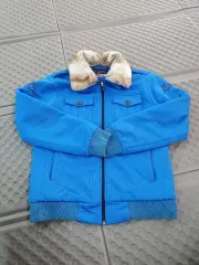 カッパ ブルゾン ジャケット ファー カラー L