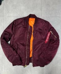 MA-1フライトジャケットボルドー ALPHA INDUSTRIES(値下げ⭕️) - メルカリ