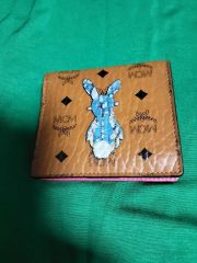 ✨未使用✨ MCM ラビット うさぎ プリント レザー パスポート カバー