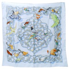 エルメス HERMES スカーフ レディース ブランド カレ90 OISEAUX DE L
