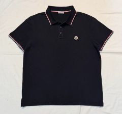 MONCLER ブラック ポロシャツ サイズM - メルカリ