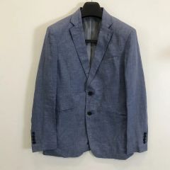 美品 リネン混 紫】ユナイテッドアローズ テーラードジャケット 春夏48 
