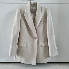 GIVENCHY テーラードジャケット 38 Mベージュ フランス製 シルク裏地 