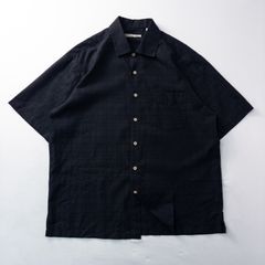 axcess S/S Plaid Shirt レーヨン/ポリエステル 濃紺 L - メルカリ