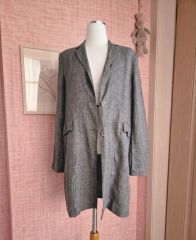 relume リネン100% グレンチェック テーラードジャケット M - メルカリ