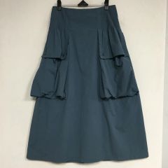 Y's トリアセテート混 ラップデザイン 変形ワイドパンツ キュロット