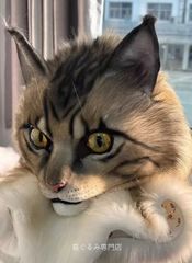 T*す様 アートドール スナネコ 海外作家 猫 ぬいぐるみ レア