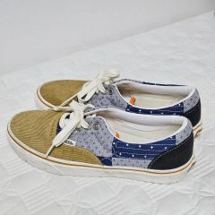 VANS ERA コーデュロイ スニーカー ネイビー ✖︎ ブラウン 29 - メルカリ