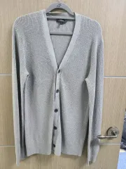 Theory 띠어리 メンズ 麻混ブレンド カーディガン XS グレー