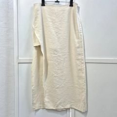 JSELF 新品 ベージュ タイトロングスカート 抽象アートプリント サイズ