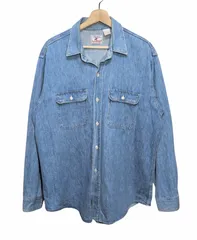 90s USA製 Prentiss Outdoors デニムシャツ 長袖シャツのサムネイル