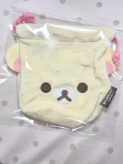 サンエックスガチャユニバースふわふわフェイス巾着ポーチ