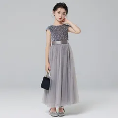 人気商品 子供ドレス キッズ 女の子 ワンピースドレス 発表会ドレス ロングドレス 子供 フォーマル パーティー ガールズドレス ピアノ 子供服 卒業式 演奏会 入園式 結婚式 お誕生日 プレゼント