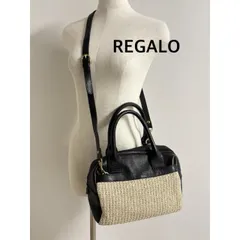 REGALO　レガロ　2WAYバッグ　ショルダーバッグ　カゴバッグ素材　肩掛け　お出掛け　春夏　送料込み   6466779のサムネイル
