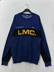 LMC ビックロゴ ニット ブルー Lのサムネイル