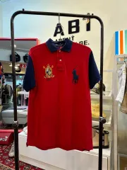 POLO RALPH LAUREN ポロラルフローレン ビックポニー 半袖 カラーTシャツ レッド S