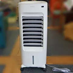 美品 箱無し シロカ siroca 加湿付き温冷風扇 送風冷風3段階./温風2段階 最大加湿量450ml/h タンク5.5L リモコン付き 動作品 ホワイト SH-C252 2025年製のサムネイル