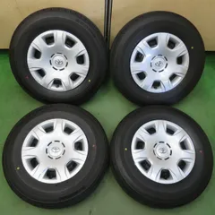 バリ溝！25年！キレイ！9.5分以上★トヨタ 200系 ハイエース 純正 スチール 195/80R15 107/105S ブリヂストン エコピア RD613 15インチ PCD139.7/6H★6043006イノのサムネイル