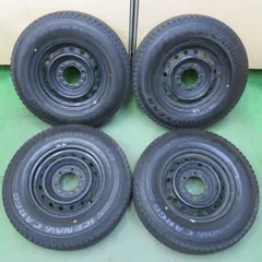 バリ溝！23年！9.5分以上★トヨタ 200系 ハイエース 純正 スチール 195/80R15 107/105L スタッドレス グッドイヤー アイスナビ CARGO カーゴ 15インチ PCD139.7/6H★6043012イスのサムネイル