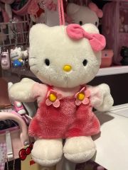 ハローキティ デニム 足長 ぬいぐるみ ピンキーバージョンピンク2000年