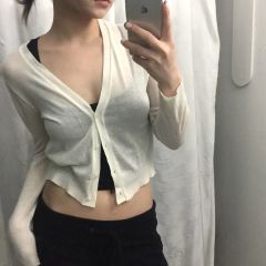 commesi】Tendawool Cardi (Ivory) - メルカリ
