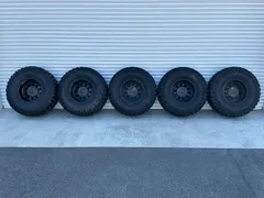 15インチ スチール ホイール マットブラック 5本セット タイヤ TOYO TIRES トーヨータイヤ オープンカントリー エムティー OPEN COUNTRY M/T 33インチ 33×12.50R15 バリ山 中古品のサムネイル