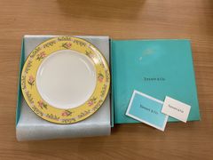 Tiffany & Co. 花柄イエロープレート 2枚セット - メルカリ