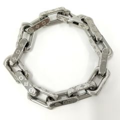 美品 ルイヴィトン チェーン ブレスレット コリエ モノグラム シルバー