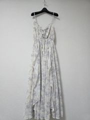 VOLCOM マキシードレス ローズ柄 ワンピース - メルカリ