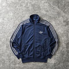 80s adidasファイヤーバード トラックジャケット刺繍トレフォイル