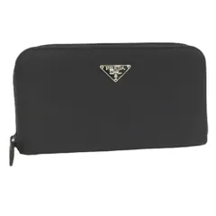 PRADA 長財布 ナイロン ブラック×シルバー金具 M506