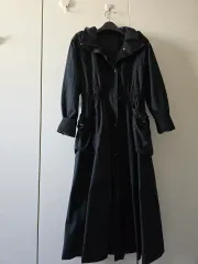 ブラック ロング マウンテンパーカー アウター EGOIST