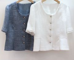 25ss✨新品！ルルウィルビー RATTI マリーナプリントブラウス 人気完売 