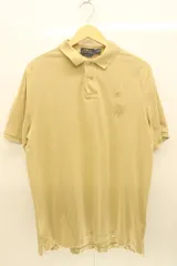 【中古】 POLO RALPH LAUREN メンズポロシャツ M ビッグポニー ポロシャツ POLO RALPH LAUREN M ベージュ 肌色 刺繍