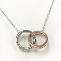 Tiffany & Co. インターロッキング サークルネックレス SV925 シルバー ルベドメタル
