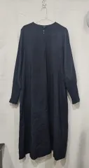 COS レイ rayon ブラック ロング ONE PIECE