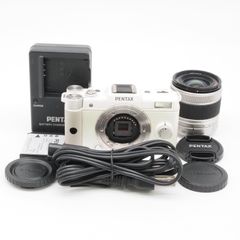 PENTAX Q ホワイト 5-15mmズームレンズ 純正充電器 元箱付 動作品