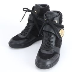Versace ヴェルサーチ メデューサ ジップ ハイカット スニーカ 40.5