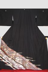 黒留袖 まとめて 9点 豪華絢爛 駒刺繍 金糸 正絹 黒 礼装 着物 金彩