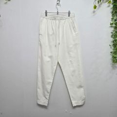 美品 Theory リネン混 オックス ストレッチ イージー パンツ セオリー