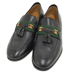 GUCCI ローファー ホースビット レザー ブラック サイズ：38.5 624316
