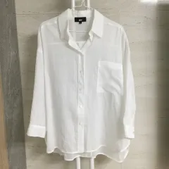 DKNY 22 オーバーサイズ リネン シャツ XSのサムネイル